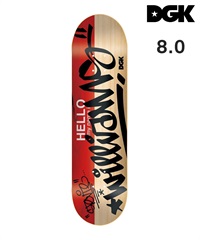 DGK ディージーケー スケートボード デッキ PRO ONE OFFS HELLO 8.0 ムラサキスポーツ