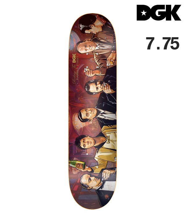 DGK ディージーケー スケートボード デッキ PRO DECKS DYNASTY 7.75 ムラサキスポーツ