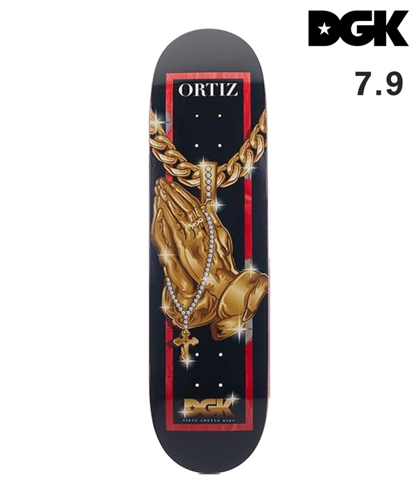 DGK ディージーケー スケートボード デッキ 7.9inch ICED