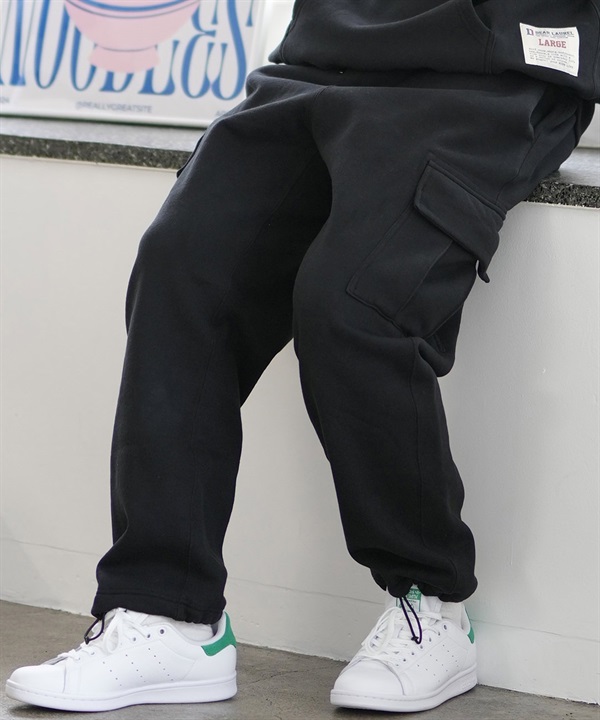 DEAR LAUREL ディアローレル ロングパンツ ジョガー スウェット メンズ カーゴパンツ ロンパン 裏起毛 D24F3102