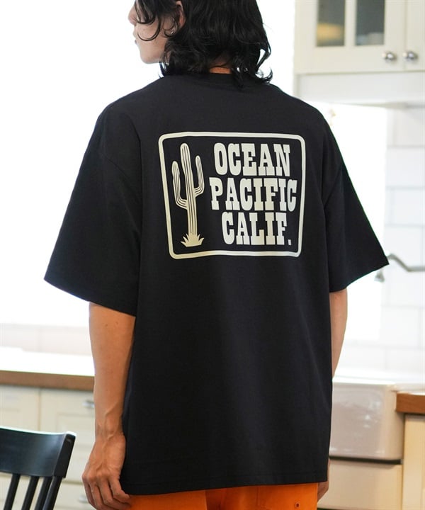 DEAR LAUREL ディアローレル × OP オーピー コラボ ラッシュガード 半袖 メンズ Tシャツ バックプリント 水陸両用 514530D ムラサキスポーツ限定