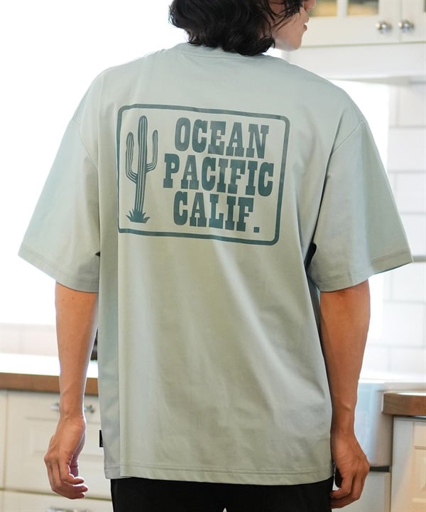 DEAR LAUREL ディアローレル × OP オーピー コラボ ラッシュガード 半袖 メンズ Tシャツ バックプリント 水陸両用 514530D ムラサキスポーツ限定