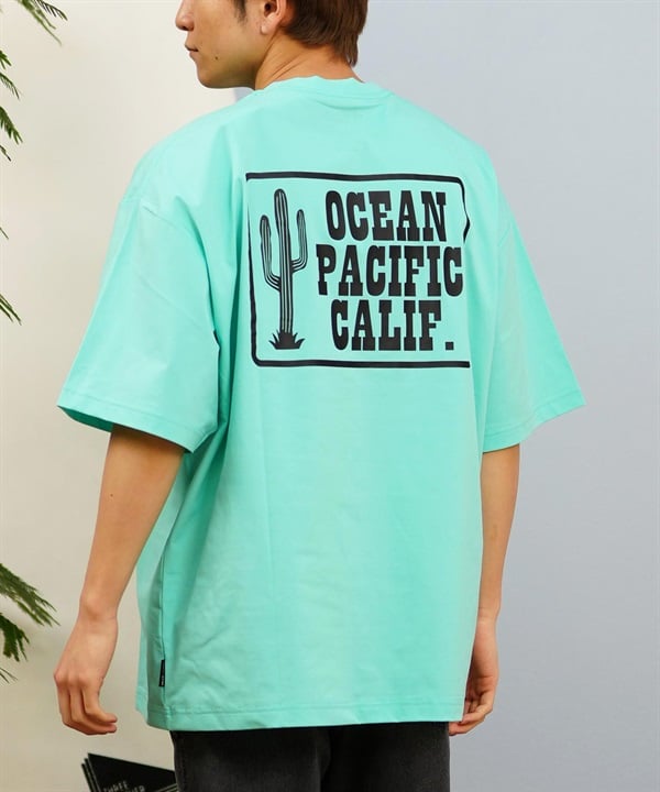 DEAR LAUREL ディアローレル × OP オーピー コラボ ラッシュガード 半袖 メンズ Tシャツ バックプリント 水陸両用 514530D ムラサキスポーツ限定