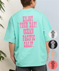 DEAR LAUREL ディアローレル × OP オーピー コラボ ラッシュガード 半袖 メンズ Tシャツ バックプリント 水陸両用 514531D ムラサキスポーツ限定