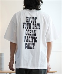 DEAR LAUREL ディアローレル × OP オーピー コラボ ラッシュガード 半袖 メンズ Tシャツ バックプリント 水陸両用 514531D ムラサキスポーツ限定
