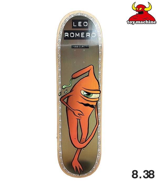 TOY MACHINE トイ マシーン スケートボード デッキ 8.38inch ROMERO INSECURITY #03 ムラサキスポーツ 初心者