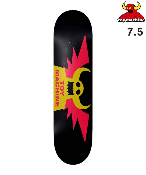 TOYMACHINE トイマシーン スケートボード デッキ 7.5inch WINGED ムラサキスポーツ