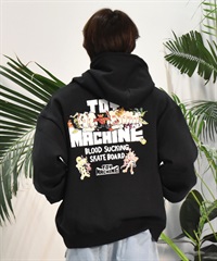 トイマシーン　ファーパーカー TOY MACHINE トイマシーン メンズ パーカー LIVING TOY FIST
