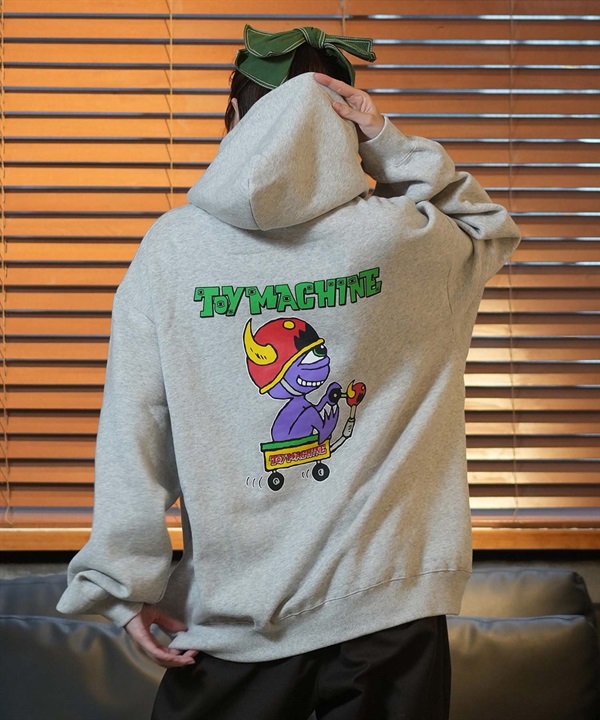 TOY MACHINE トイマシーン パーカー レディース プルオーバー バックプリント ムラサキスポーツ限定 MTMFESW20