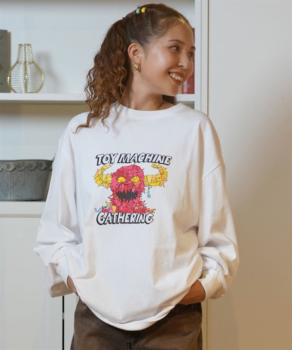 tシャツ フルーティチェック ロングスリーブトップ　Tシャツ レディース ロングスリーブ Tシャツ/タンクトップ ファッション｜ムラサキ