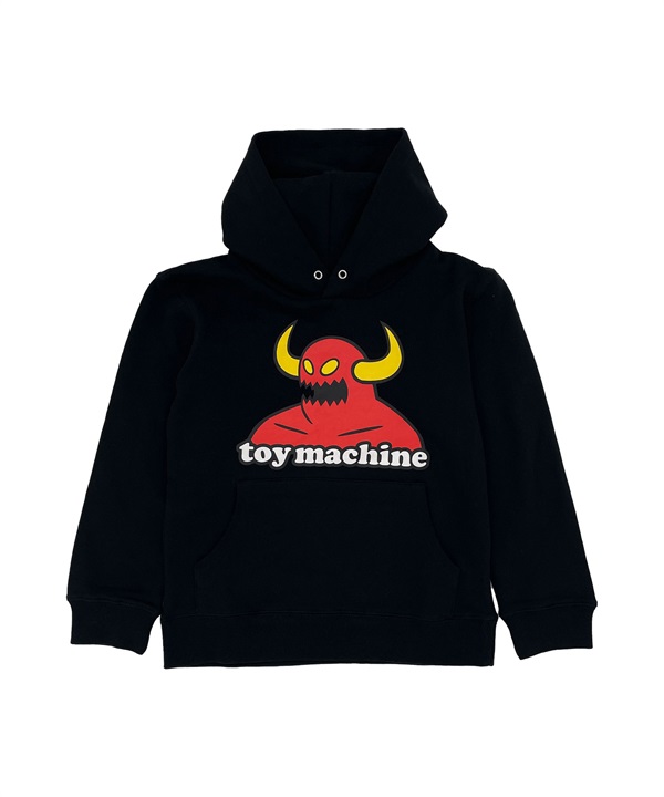 TOY MACHINE トイマシーン パーカー プルオーバー キッズ スウェット フーディー フロントプリント バックロゴ 24A975-43