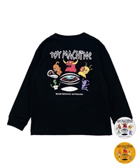 TOY MACHINE トイマシーン 長袖 Tシャツ キッズ ロンT ロゴ トイモンスター バックプリント 24A976-42