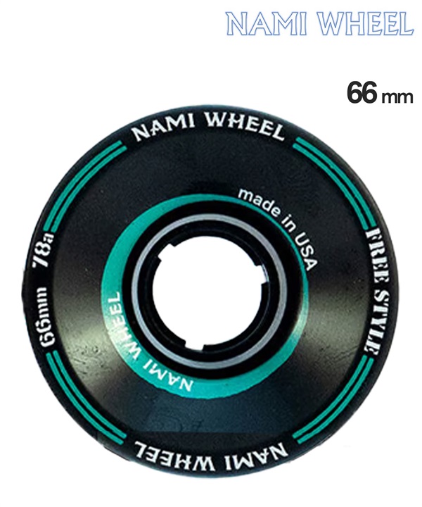 NAMI WHEELS ナミウィール スケートボード ソフトウィール 66ｍｍ FREE STYLE ムラサキスポーツ
