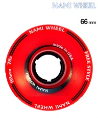 NAMI WHEELS ナミウィール スケートボード ソフトウィール 66ｍｍ FREE STYLE ムラサキスポーツ