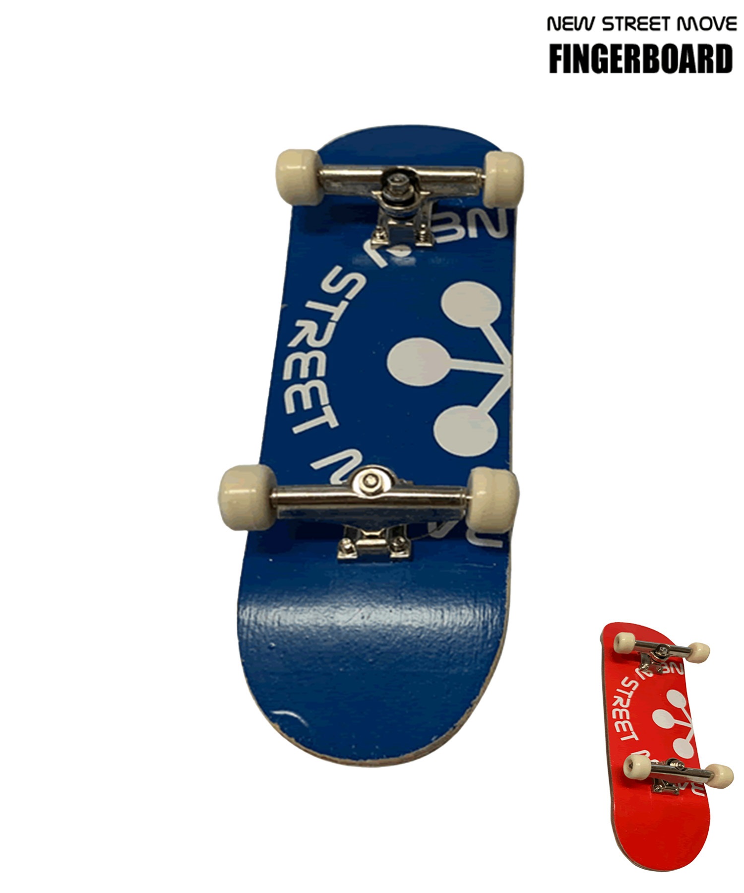 NEW STREET MOVE ニューストリートムーブ スケートボード ユビスケ NSM FINGERBOARD BLUE RED(RED-ONE)