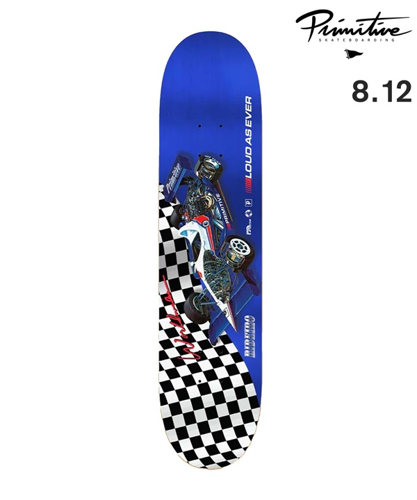 PRIMITIVE プリミティブ スケートボード デッキ 8.12inch RIBEIRO FINISH LINE ムラサキスポーツ