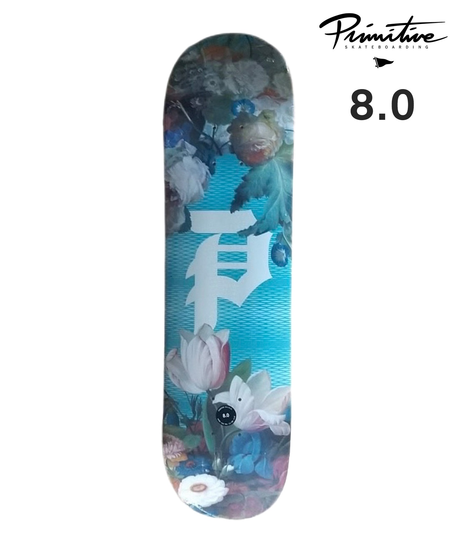 PRIMITIVE プリミティブ スケートボード デッキ TIMELESS COURAGE 8.0 ムラサキスポーツ(ONECOLOR-8inch)