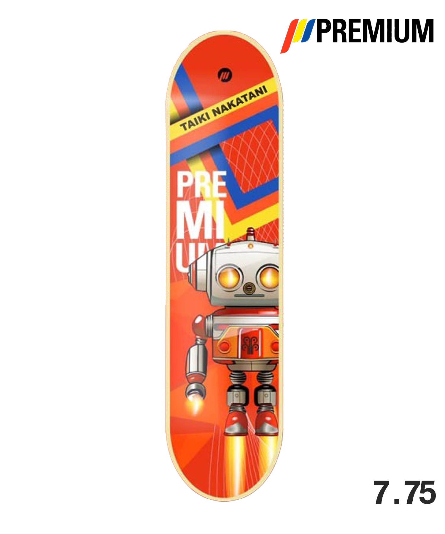 PREMIUM プレミアム キッズ スケートボード デッキ 7.75inch GUNDAM BOT TAIKI ムラサキスポーツ 初心者(TAIKI-7.75inch)
