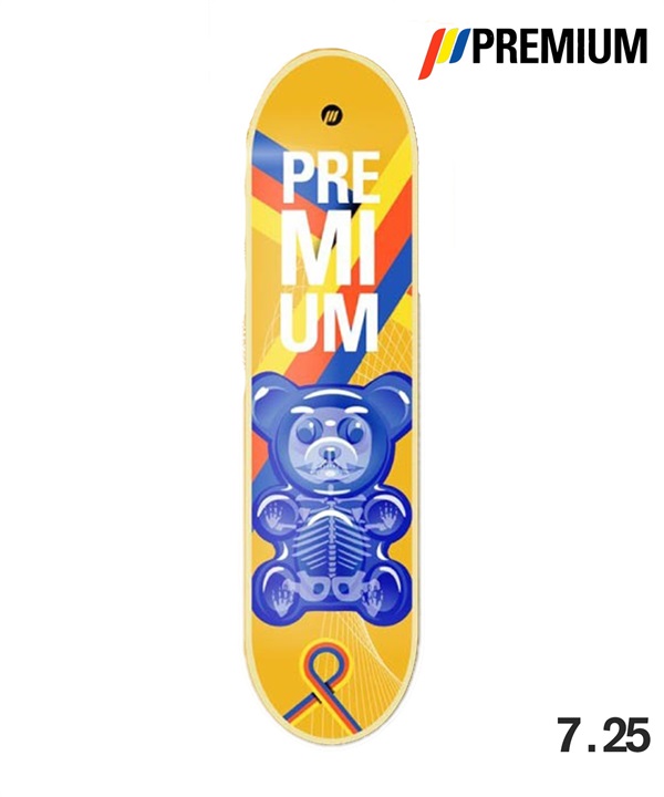 PREMIUM プレミアム キッズ スケートボード デッキ 7.2,7.5inch GUMMY BEARS MINI ムラサキスポーツ 初心者