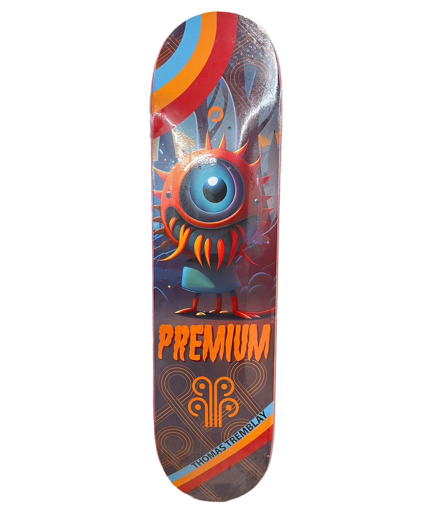 PREMIUM プレミアム  スケートボード デッキ 7.2inch THOMAS EYE MINI キッズ(ONECOLOR-7.2inch)