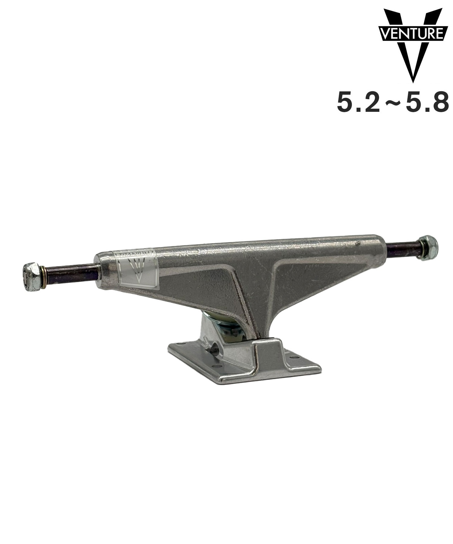 VENTURE ベンチャー スケートボード トラック 軽量 5.2～5.8 HIGH V-TITANIUMS ムラサキスポーツ(HIGH-52H)