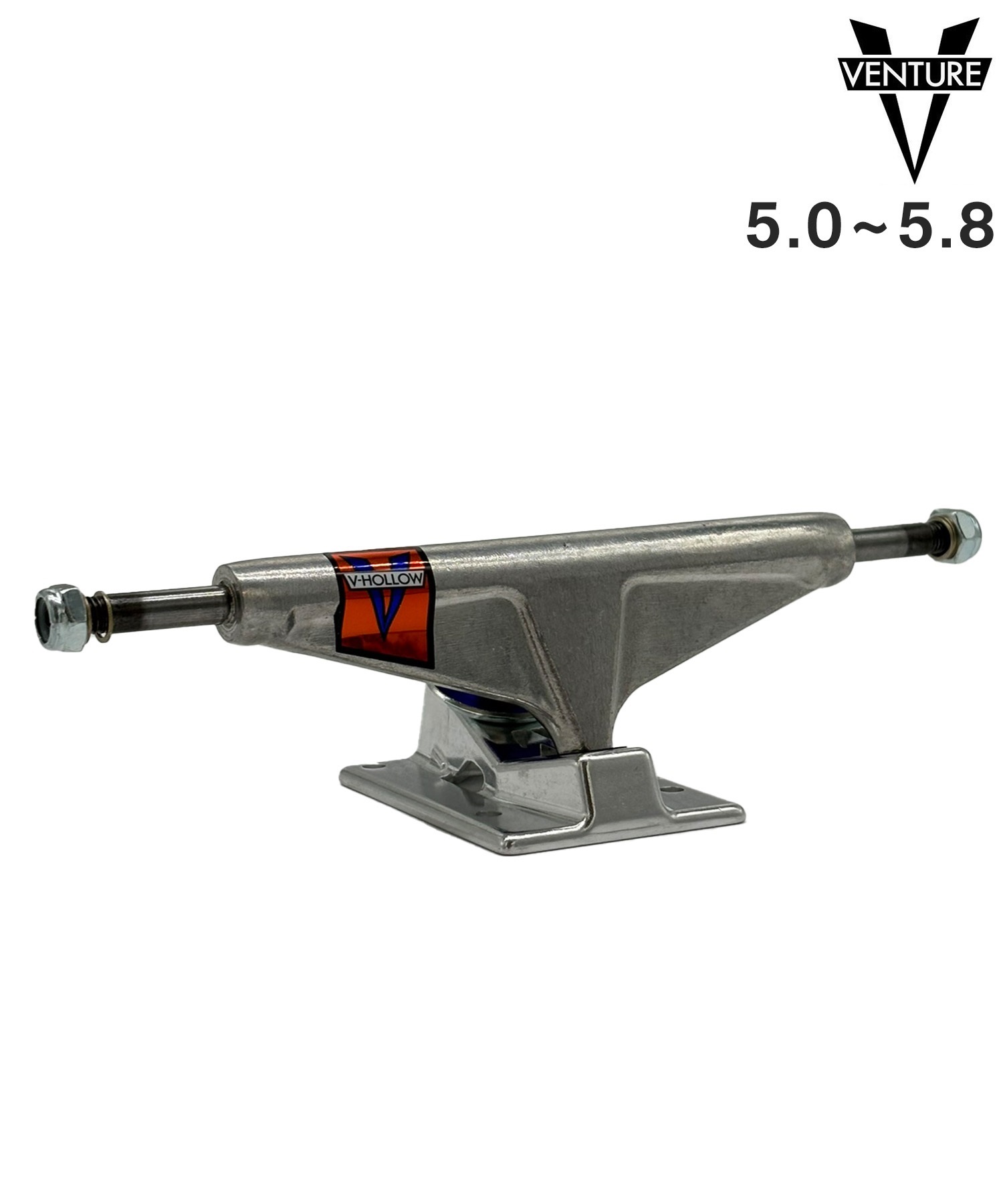 VENTURE ベンチャー スケートボード トラック 軽量 5.0～5.8 LOW HIGH V-HOLLOW ムラサキスポーツ(HIGH-50H)