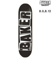 BAKER ベーカー スケートボード デッキ 8.0inch,8.12inch BRAND LOGO ムラサキスポーツ