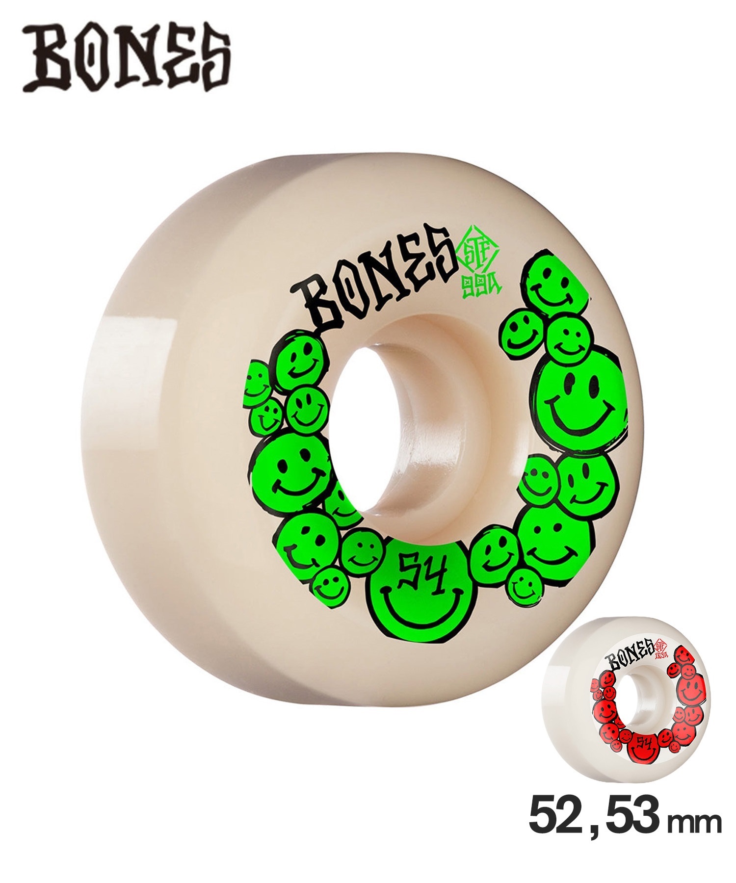 BONES ボーンズ スケートボード ウィール セール 52mm,53mm STF