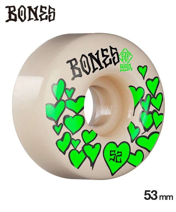 BONES ボーンズ スケートボード ウィール セール 53mm STF LOVE V4 99A
