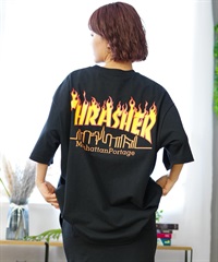 tシャツ Manhattan Portage/マンハッタンポーテージ THRASHERコラボTシャツ オーバーサイズ MP-M584 レディース Manhattan Portage マンハッタンポーテージ 半袖 Tシャツ