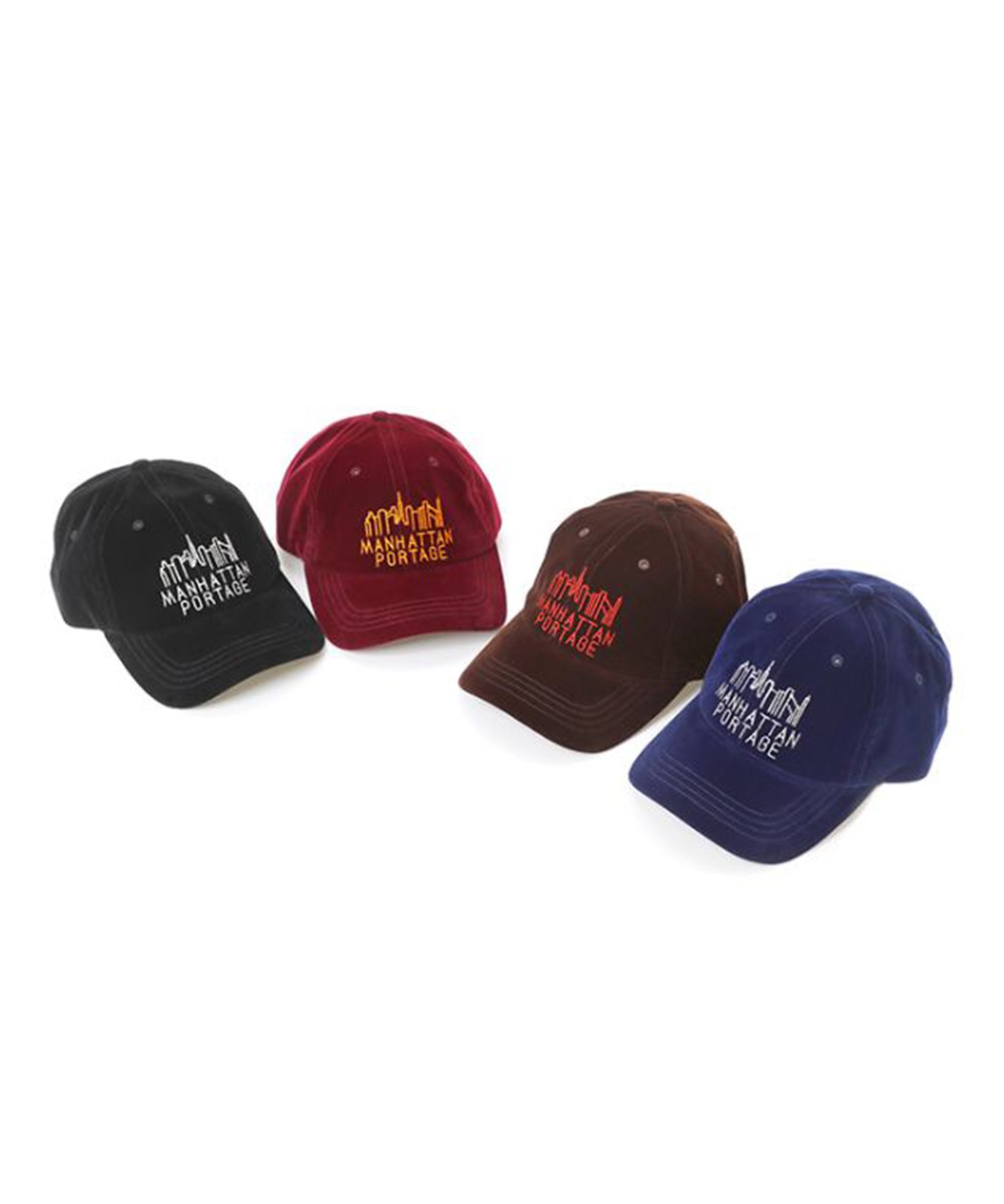 Manhattan Portage マンハッタンポーテージ キャップ 帽子 フリーサイズ Hand Like Stitch 6P Cap MP293(RED-FREE)