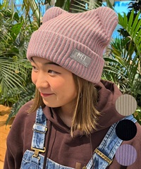 MEI メイ ビーニー 帽子 ニットキャップ ニット帽 ダブル ロゴ