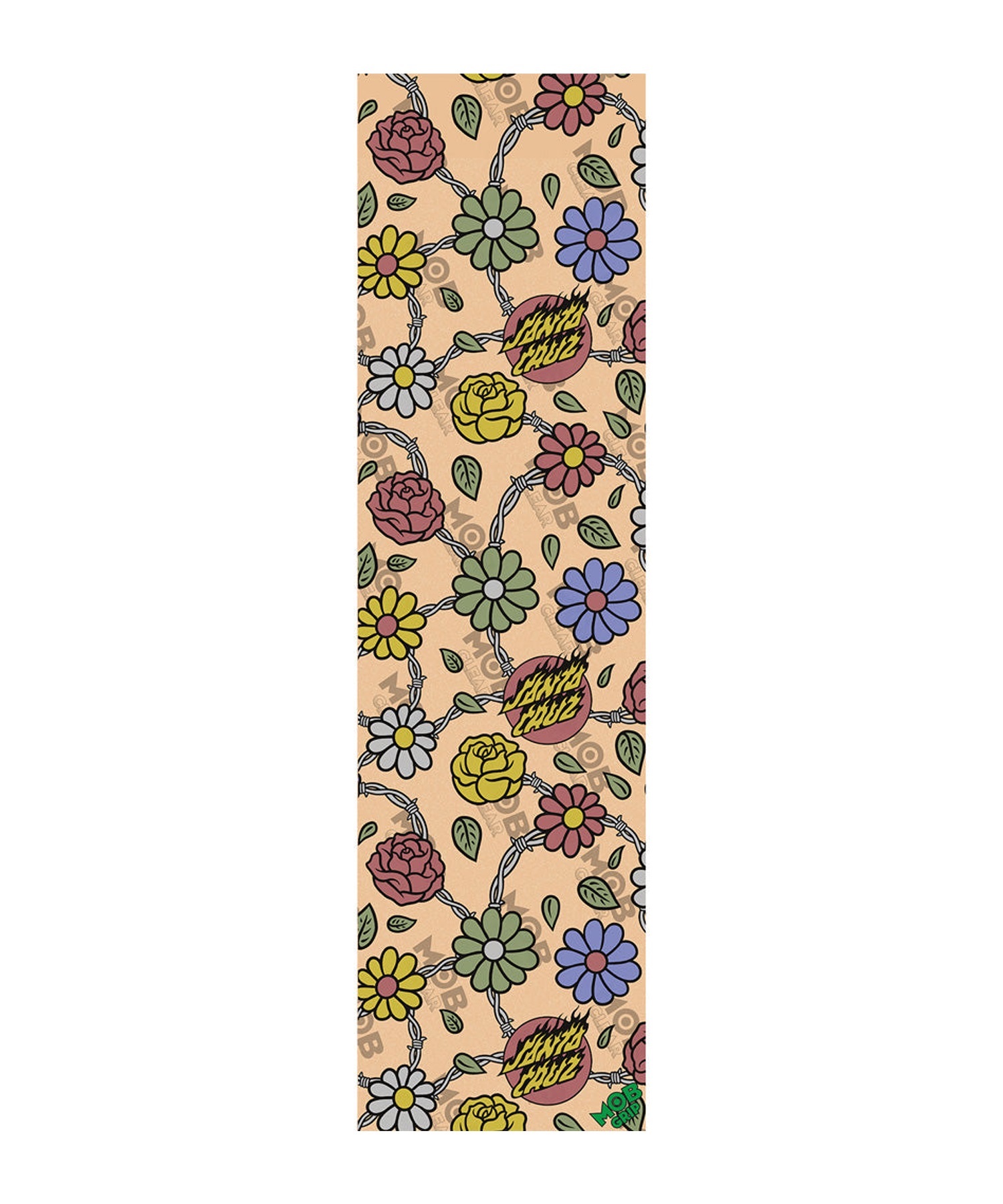 デッキテープ スケートボード MOB GRIP モブグリップ SC BARBED FLORAL 35080799(CLR-ONE)