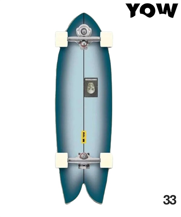 YOW ヤウ サーフ スケートボード コンプリート 33inch C-HAWK 22-S