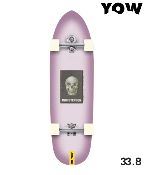 YOW ヤウ サーフ スケートボード コンプリート 33.7inch HOLE SHOT 22-S