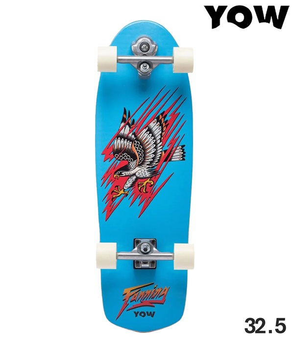 YOW ヤウ サーフ スケートボード コンプリート 32.5inch FANNING FALCON DRIVER