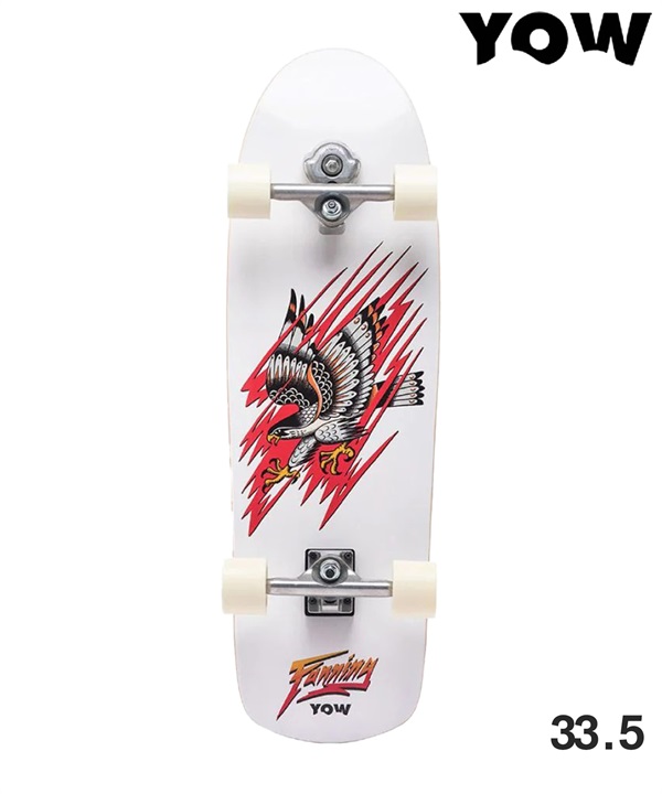 YOW ヤウ サーフ スケートボード コンプリート 33.5inch FANNING FALCON PERFORMER