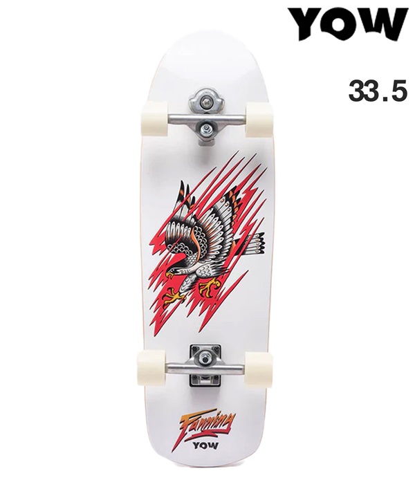 YOW ヤウ サーフ スケートボード コンプリート 33.5inch FANNING FALCON PERFORMER ムラサキスポーツ