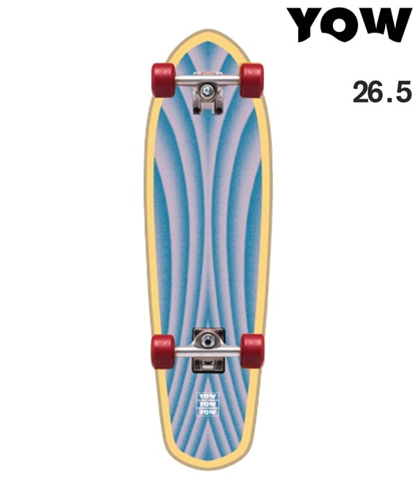 YOW ヤウ ロング スケートボード コンプリート 26.5inch CALYPSO MINI CRUISER