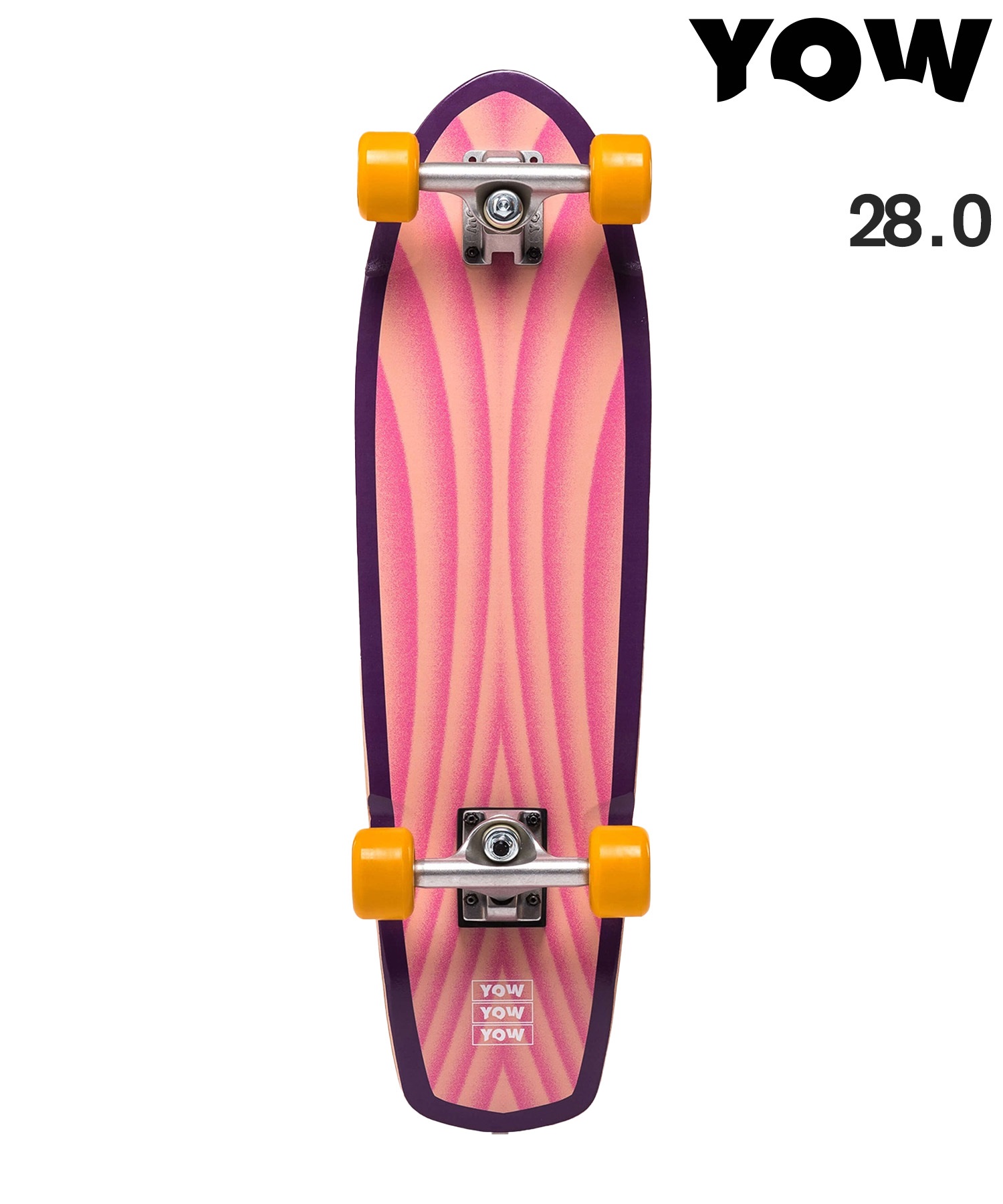 YOW ヤウ ロング スケートボード コンプリート 28.0inch CALYPSO CRUISER(ONECOLOR-28inch)