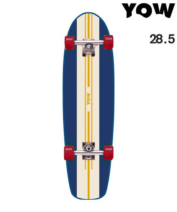 YOW ヤウ ロング スケートボード コンプリート 28.5inch VERMONT CRUISER