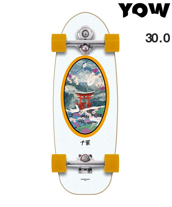 YOW ヤウ ロング スケートボード コンプリート 30.0inch CHIBA