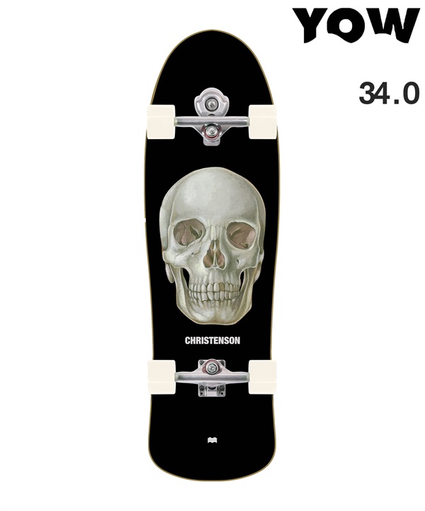 YOW ヤウ ロング スケートボード コンプリート 34.0inch SKALLE SURFSKATE