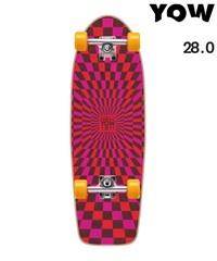 YOW ヤウ ロング スケートボード コンプリート 28.0inch MEADOW CRUISER JULIA SCHI(ONECOLOR-28inch)