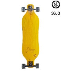 YOROI ヨロイ スケートボード ロングスケート 36inch RISING 36PP+UPS ムラサキスポーツ(ORG-36inch)