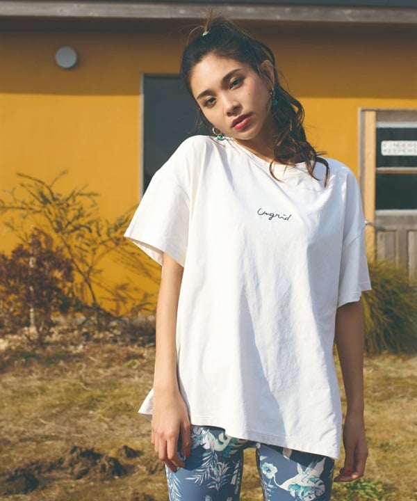 Ungrid アングリッド 半袖 Tシャツ レディース 水陸両用 ラッシュガードTシャツ 623118 UT ムラサキスポーツ限定