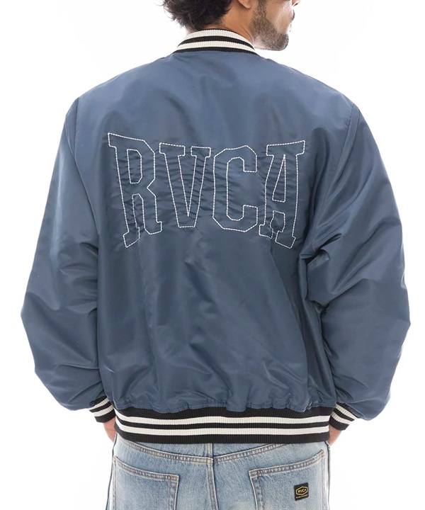 RVCA ルーカ アウター スタジャン メンズ バックロゴ 裏起毛 BE042-774