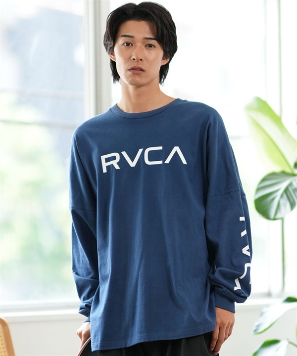 RVCA ルーカ 長袖 Tシャツ メンズ ロンT オーバーサイズ ロゴ ユニセックス BE042-059