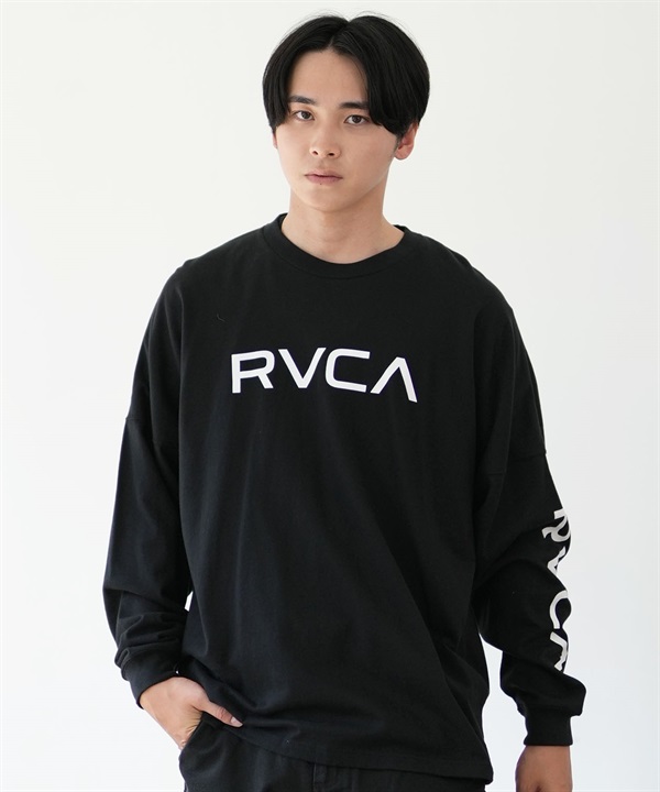 RVCA ルーカ 長袖 Tシャツ メンズ ロンT オーバーサイズ ロゴ ユニセックス BE042-059