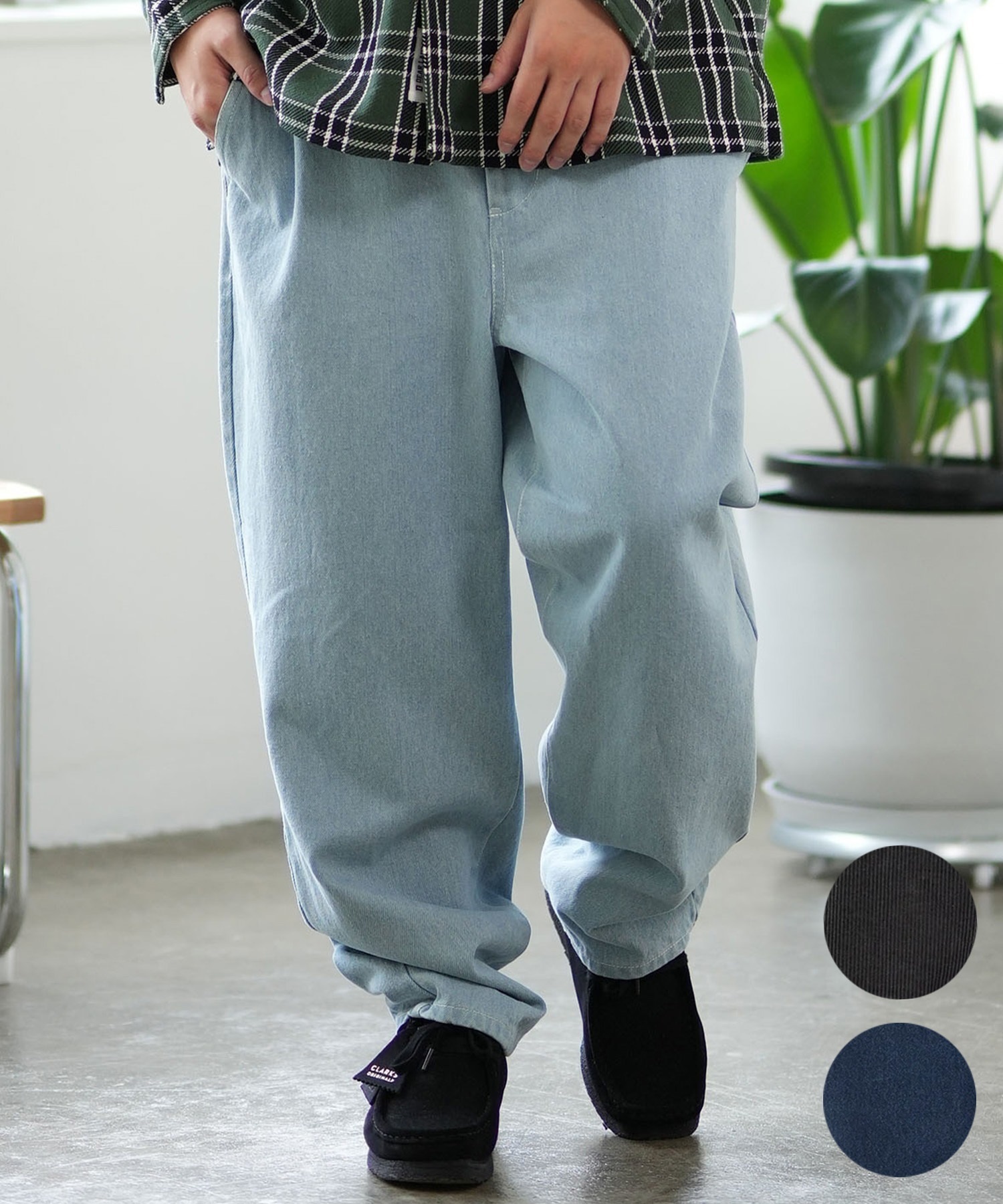 RVCA ルーカ ロングパンツ デニム メンズ 24 7 ジャムパンツ ロンパン ハーフウエストゴム ルーズシルエット BE042-722 ロングパンツ｜ムラサキスポーツオンラインストア  通販